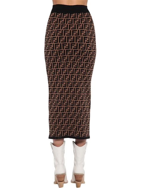 fendi logo skirt|genuine Fendi skirts.